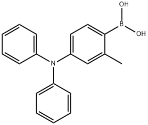 4-二苯基氨基-2-甲基苯硼酸,2040476-97-7,结构式