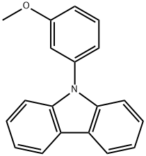 9H-Carbazole, 9-(3-methoxyphenyl)- 结构式