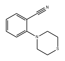 Benzonitrile, 2-(4-thiomorpholinyl)- Struktur