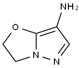 Pyrazolo[5,1-b]oxazol-7-amine, 2,3-dihydro- Struktur