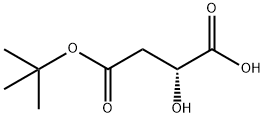 Butanedioic acid, 2-hydroxy-, 4-(1,1-dimethylethyl) ester, (2R)- Struktur
