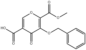 5-(苄氧基)-6-(甲氧羰基)-4-氧代-4H-吡喃-3-羧酸,2042557-21-9,结构式