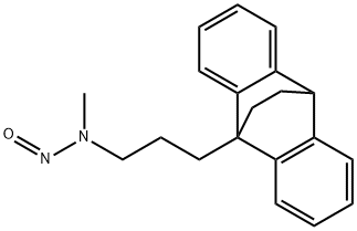 9,10-Ethanoanthracene-9(10H)-propanamine, N-methyl-N-nitroso- Structure