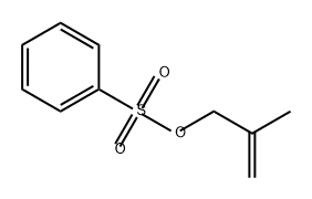 2-Propen-1-ol, 2-methyl-, 1-benzenesulfonate Structure