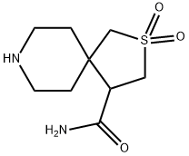 2-Thia-8-azaspiro[4.5]decane-4-carboxamide 2,2-dioxide Structure