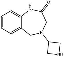 4-(Azetidin-3-yl)-4,5-dihydro-1H-benzo[e][1,4]diazepin-2(3H)-one Structure