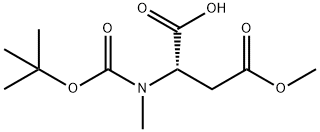Boc-N-Me-Asp(OMe)-OH Structure