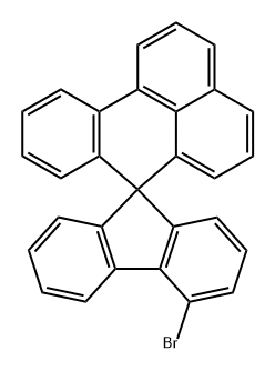 Spiro[7H-benz[de]anthracene-7,9'-[9H]fluorene], 4'-bromo- Structure