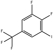 1,2-二氟-3-碘-5-(三氟甲基)苯 结构式