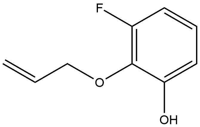 3-Fluoro-2-(2-propen-1-yloxy)phenol Structure