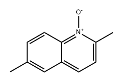 Quinoline, 2,6-dimethyl-, 1-oxide Struktur