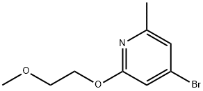 4-Bromo-2-(2-methoxyethoxy)-6-methylpyridine Structure