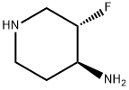 4-Piperidinamine, 3-fluoro-, (3S,4S)- Structure