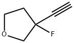 Furan, 3-ethynyl-3-fluorotetrahydro- Structure