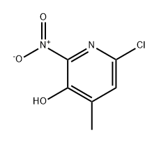 3-PYRIDINOL, 6-CHLORO-4-METHYL-2-NITRO-, 2055662-11-6, 结构式