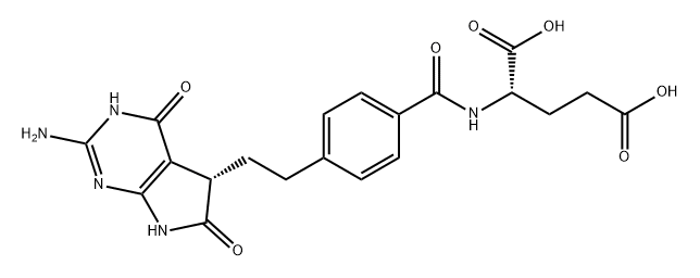 2055757-36-1 L-Glutamic acid, N-[4-[2-[(5S)-2-amino-4,5,6,7-tetrahydro-4,6-dioxo-3H-pyrrolo[2,3-d]pyrimidin-5-yl]ethyl]benzoyl]-