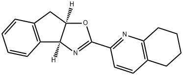 8H-Indeno[1,2-d]oxazole, 3a,8a-dihydro-2-(5,6,7,8-tetrahydro-2-quinolinyl)-, (3aS,8aR)-,2055935-91-4,结构式