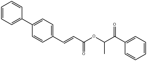 1-oxo-1-phenylpropan-2-yl (E)-3-([1,1'-biphenyl]-4-yl)acrylate|1-OXO-1-PHENYLPROPAN-2-YL (E)-3-([1,1'-BIPHENYL]-4-YL)ACRYLATE