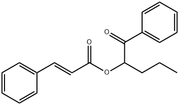1-OXO-1-PHENYLPENTAN-2-YL CINNAMATE, 2055970-50-6, 结构式