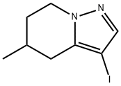 3-Iodo-5-methyl-4,5,6,7-tetrahydropyrazolo[1,5-A]pyridine Struktur