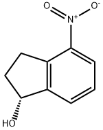 (1R)-4-nitro-2,3-dihydro-1H-inden-1-ol Struktur