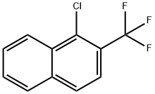 1-Chloro-2-(trifluoromethyl)naphthalene Structure