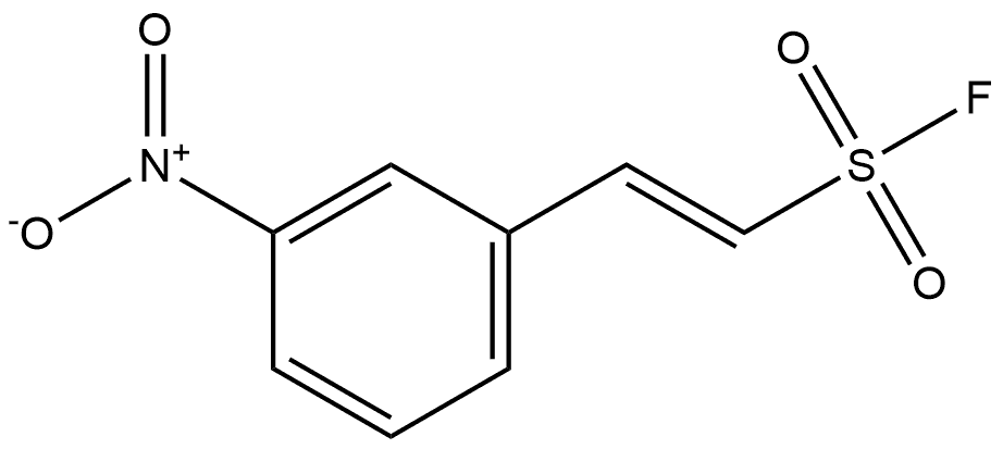Ethenesulfonyl fluoride, 2-(3-nitrophenyl)-, (1E)-,2059882-40-3,结构式