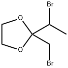 1,3-Dioxolane, 2-(1-bromoethyl)-2-(bromomethyl)- Structure