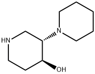 (3S,4S)-3-Piperidin-1-ylpiperidin-4-ol Struktur