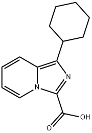 1-环己基咪唑并[1,5-A]吡啶-3-甲酸, 2059932-52-2, 结构式