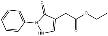 Ethyl 2-(3-oxo-2-phenyl-1H-pyrazol-4-yl)acetate Structure