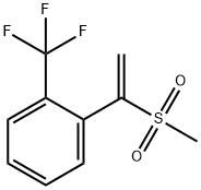 1-(1-Methylsulfonylethenyl)-2-(trifluoromethyl)benzene 化学構造式