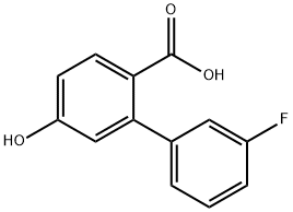 3'-Fluoro-5-hydroxy-[1,1'-biphenyl]-2-carboxylic acid Structure