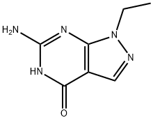 6-Amino-1-ethyl-5H-pyrazolo[3,4-d]pyrimidin-4-one Structure