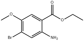 Ethyl 2-amino-4-bromo-5-methoxybenzoate Structure