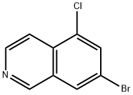 Isoquinoline, 7-bromo-5-chloro- Structure