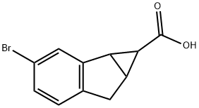 3-溴-1,1A,6,6A-四氢环丙[A]茚-1-羧酸,2060042-54-6,结构式