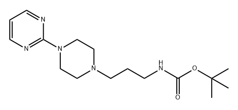Carbamic acid, [3-[4-(2-pyrimidinyl)-1-piperazinyl]propyl]-, 1,1-dimethylethyl ester (9CI)
