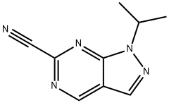 1-异丙基吡唑并[3,4-D]嘧啶-6-腈, 2060590-52-3, 结构式