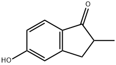 5-羟基-2-甲基-1-茚酮 结构式