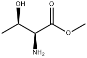 Threonine, methyl ester 化学構造式