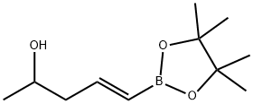 4-Penten-2-ol, 5-(4,4,5,5-tetramethyl-1,3,2-dioxaborolan-2-yl)-, (4E)- Structure