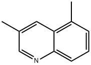 3,5-dimethylquinoline 化学構造式