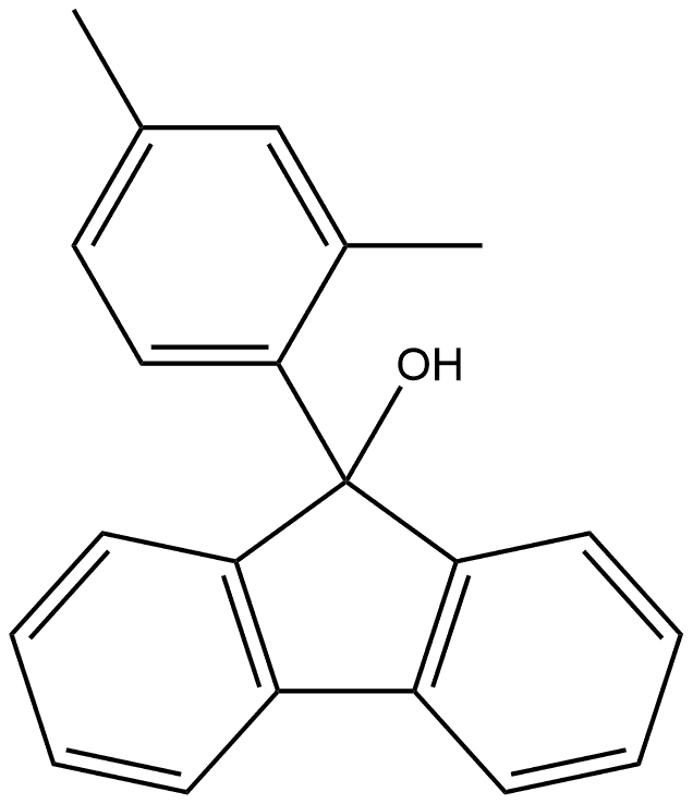 9-(2,4-Dimethylphenyl)-9H-fluoren-9-ol Struktur