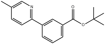 Tert-butyl 3-(5-methylpyridin-2-YL)benzoate Struktur