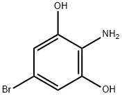 1,3-Benzenediol, 2-amino-5-bromo- 化学構造式