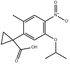 1-(5-isopropoxy-2-methyl-4-nitrophenyl)cyclopropanecarboxylic acid|