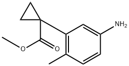 methyl 1-(5-amino-2-methylphenyl)cyclopropanecarboxylate Structure