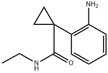 1-(2-aminophenyl)-N-ethylcyclopropanecarboxamide Structure