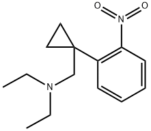 N-ethyl-N-((1-(2-nitrophenyl)cyclopropyl)methyl)ethanamine Structure